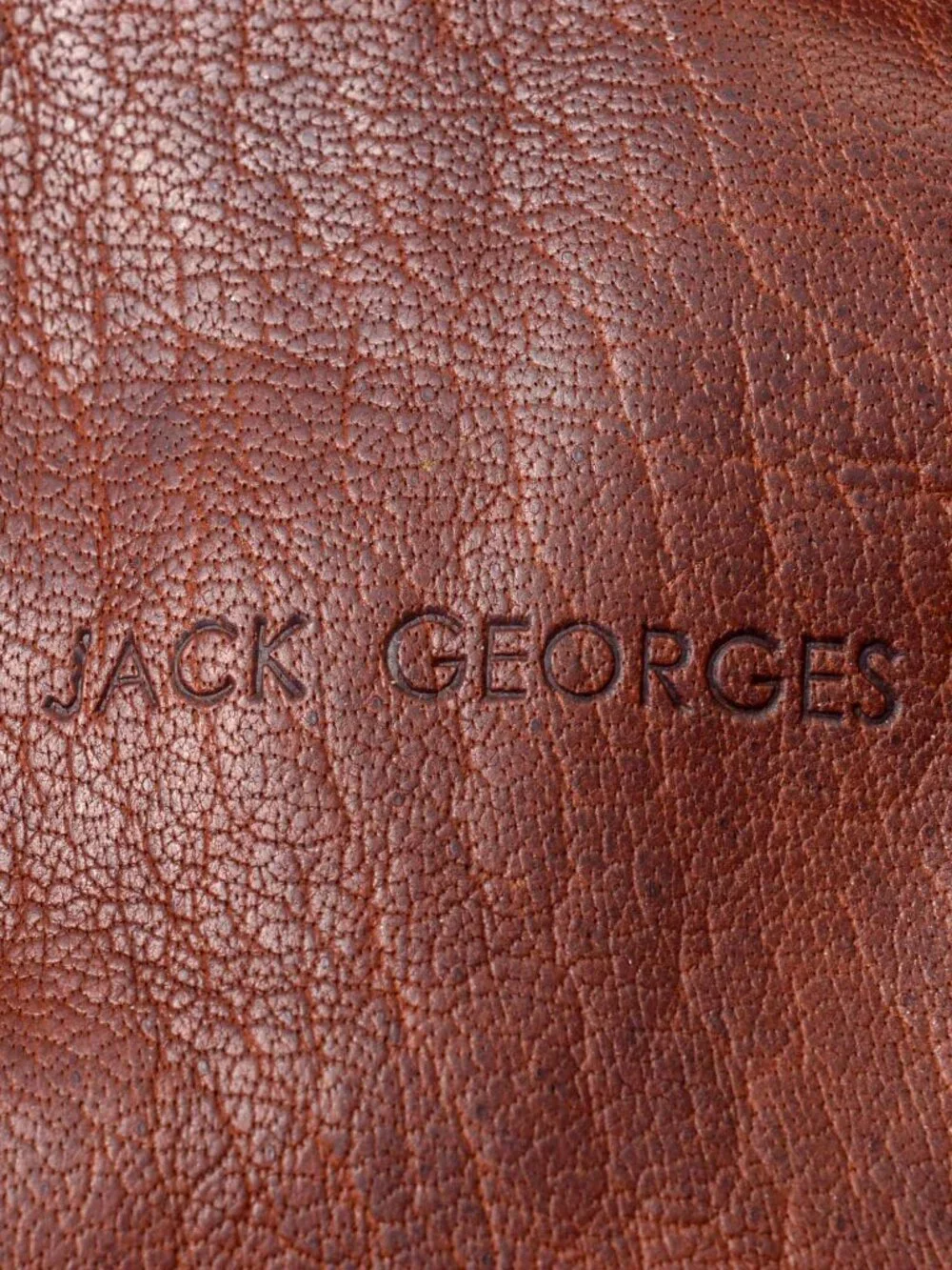 Jack Georges Leather Messenger Bag Nice!